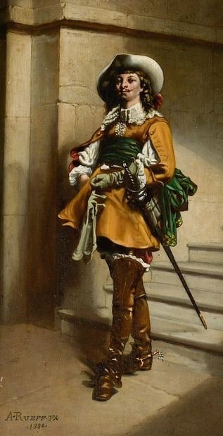 A.RUEFF (XIXème-XXème siècle)
Mousquetaire,...