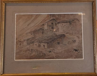 José MINGRET (1880-1969)
Hameau dans les...