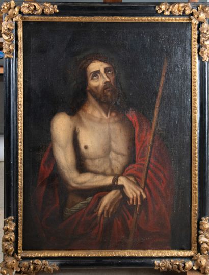 17th century Spanish school
Christ with tie
Oil...