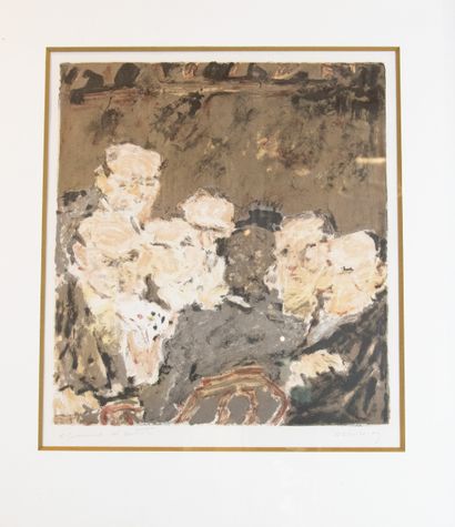 Henri LACHIEZE-REY (1927-1074)
At the café
Color...