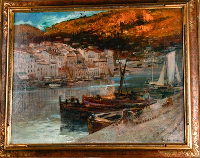 Charles LACOUR (1862-1941)
Lumière du couchant...