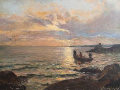 Gaston de LATENAY (1859-1943)
Marine [Fishermen...