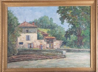 Claude LIGONESCHE (1881-1949)
Paysage de...