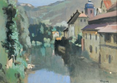 Émile WEGELIN (1875-1962)
Pont-de-la-Chaux...