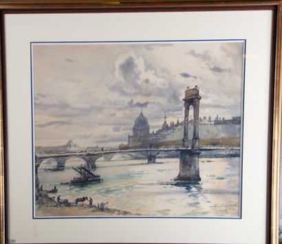Eugène VILLON (1879-1951)
Lyon, l'ancienne...