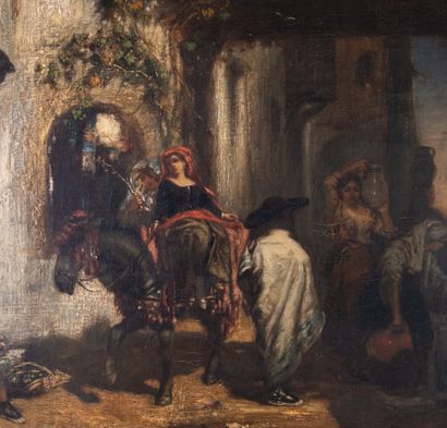 Félix HAFFNER (1818-1875)
Lively scene in...