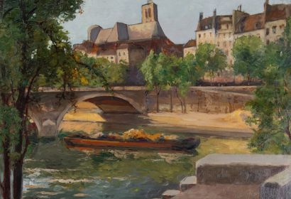 Gabriel COUDERC (1905-1994)
Paris, Saint-Gervais...