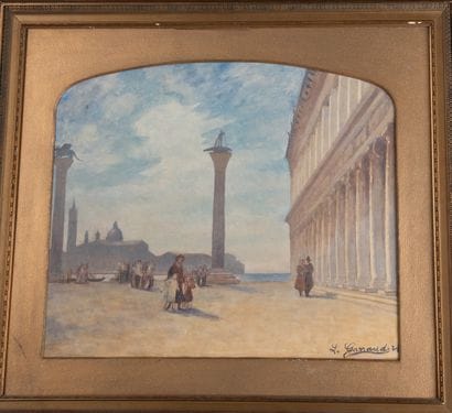 Léon GARRAUD (1877-1961)
Venise, perspective...