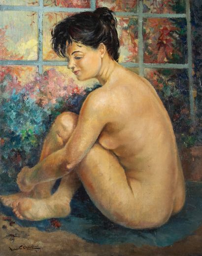 Roberte CHEVALIER (1907-2000)
Au fond du...