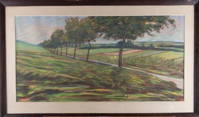 Adrien GODIEN (1873-1949)
Route de campagne...