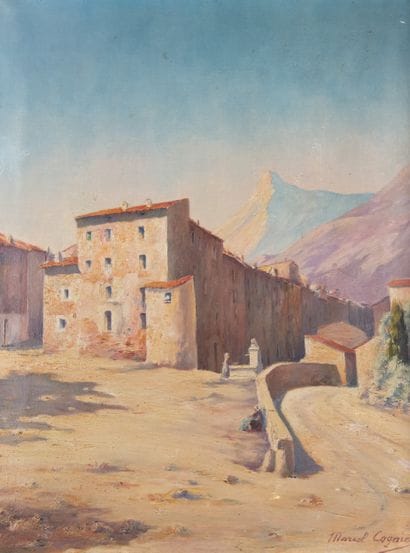 Marcel COGNIET (1857-1914)
Petite ville à...