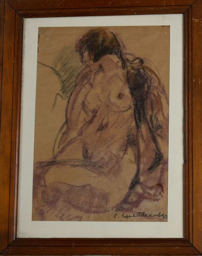 Pierre COMBET-DESCOMBES (1885-1966)
Seated...