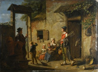 Martin DRÖLLING (1752-1817) 
Peasant Family...