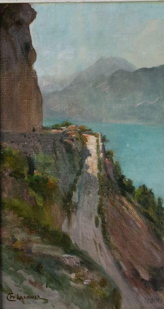 Charles LACOUR (1862-1941)
Lac du Bourget...