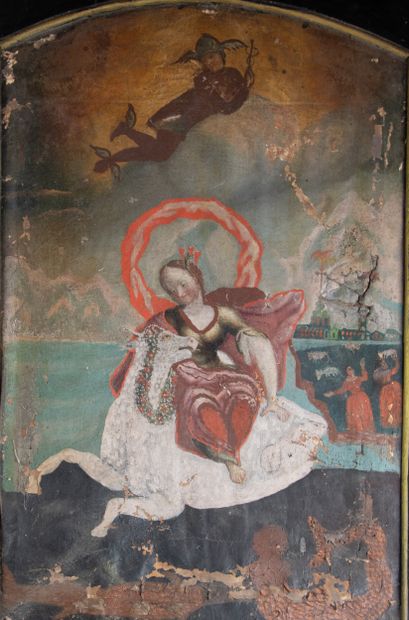 18th century naive school
The Abduction of...