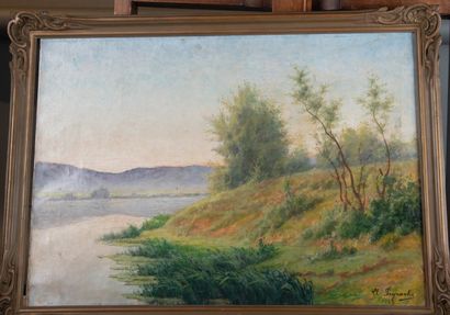 Claudius PEYRACHE (1860-1940)
Effet du matin,...