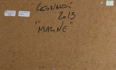 Manuel LÉONARDI (Born 1961)
Marine, 2015
Oil...