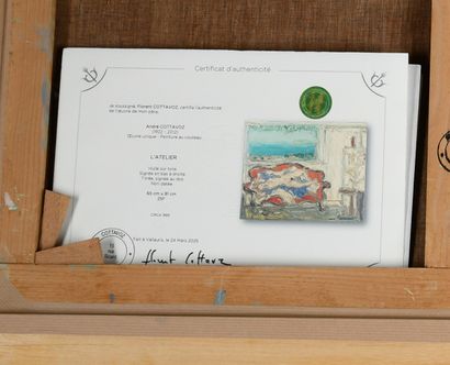 André COTTAVOZ (1922-2012)
L'atelier, circa...