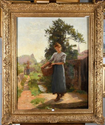 Paul GREGOIRE (1865-1943)
Young washerwoman...