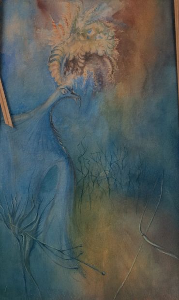 Louis THOMAS (1892-1989)
The Bird of Paradise
Watercolor,...
