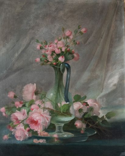 École française, vers 1900
Bouquet et jeté...