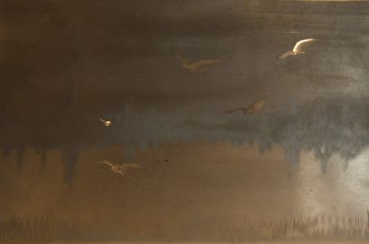 Mick MICHEYL (1922-2019)
The flight of ducks...