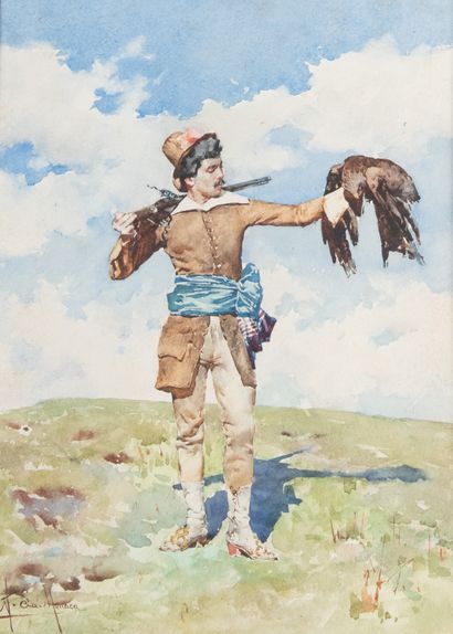 Alberto LA MONACA (1862-1936)
Chasseur à...