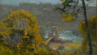 Charles LACOUR (1862-1941)
Vue plongeante...