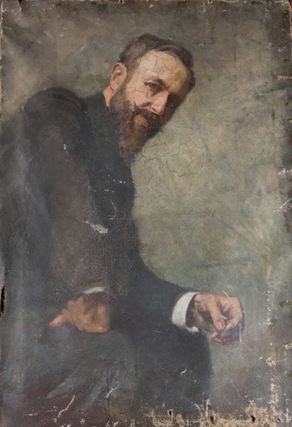 French school circa 1900
Portrait of a man...