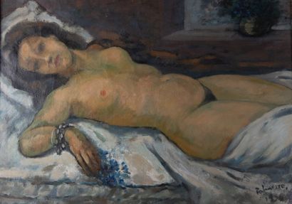 José PALMEIRO (1903-1984)
Reclining Nude,...