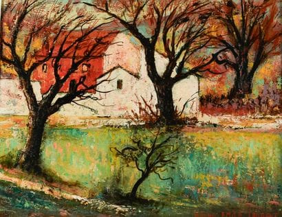 Bruno-Émile LAURENT (né en 1928)
Paysage...