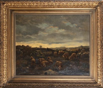 Charles CERAMANO (1831-1909)
Shepherd on...