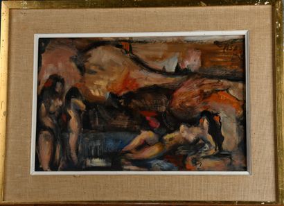 Eduardo PISANO (1912-1986)
Three bathers
Oil...