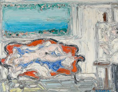 André COTTAVOZ (1922-2012)
L'atelier, circa...