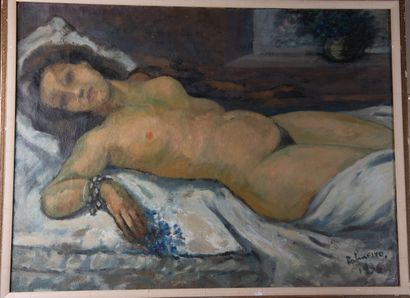 José PALMEIRO (1903-1984)
Reclining Nude,...