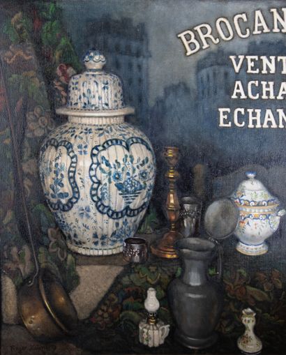 Roger ZEIMERT (1907-1986)
Brocante
Oil on...