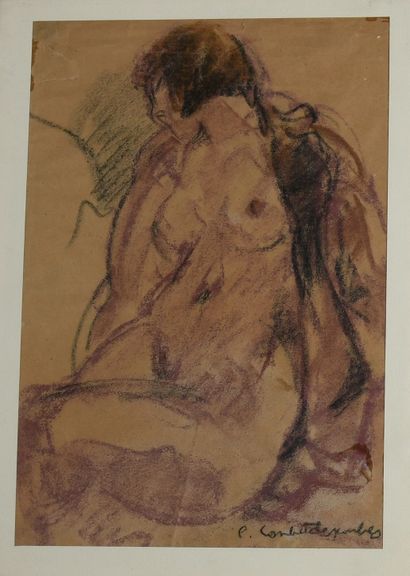 Pierre COMBET-DESCOMBES (1885-1966)
Seated...