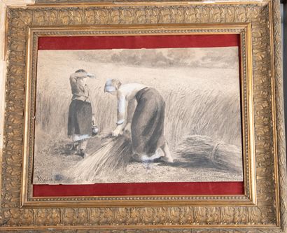 MILLET (19th century)
Young girls at work...