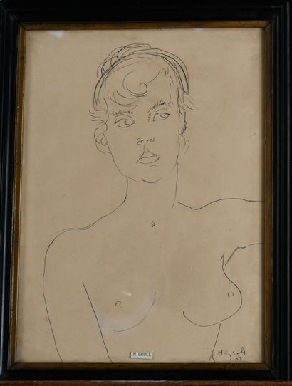 Henriette GRÖLL (1906-1996)
Nude in Bust,...