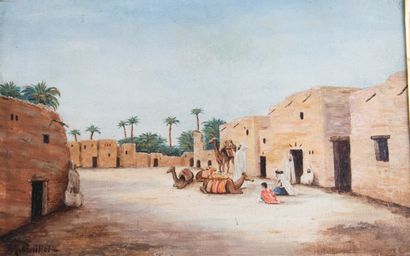 M. GUILLOT (19th-20th century)
A square in...
