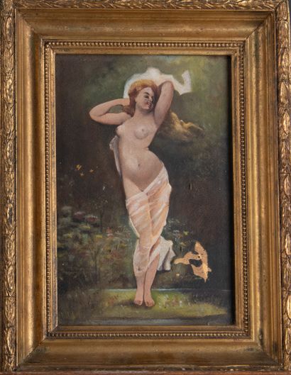 Naive school circa 1900
Nude bather with...