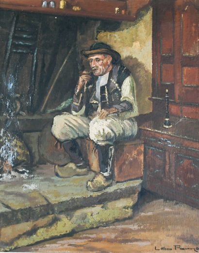 Léopold PERNES (1912-1980)
Breton peasant...