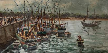 Virgilio CARMIGNANI (1909-1992)
Tuna boats...