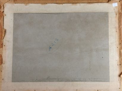 École française ou suisse, monogramme EK
Paysages...