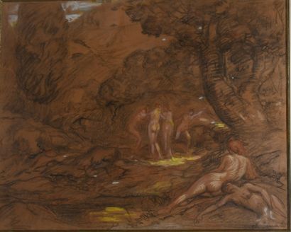 Charles SENARD (1878-1934) 
Bathers in a...