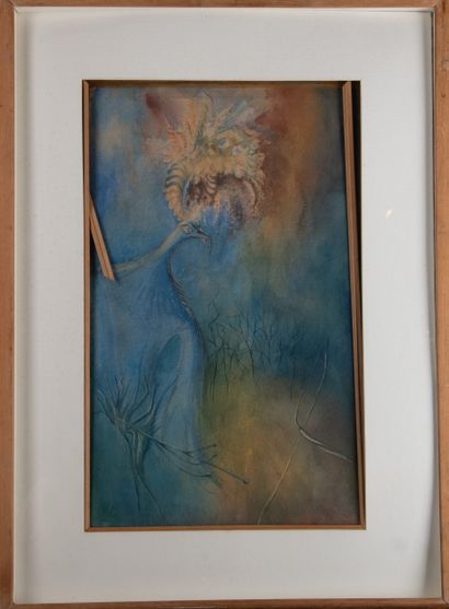 Louis THOMAS (1892-1989)
The Bird of Paradise
Watercolor,...