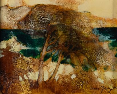 Claude SAUZET (born 1941)
Pines by the sea...
