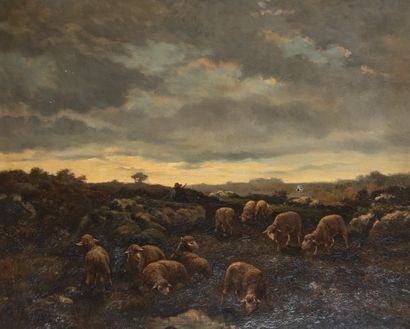 Charles CERAMANO (1831-1909)
Shepherd on...