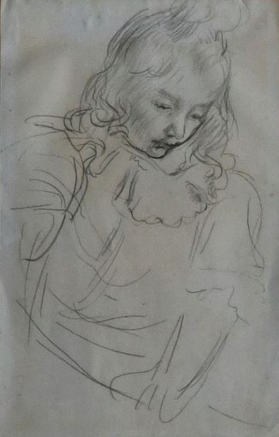 François GUIGUET (1860-1937)
Little Marie
Graphite...