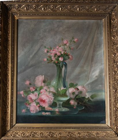 École française, vers 1900
Bouquet et jeté...